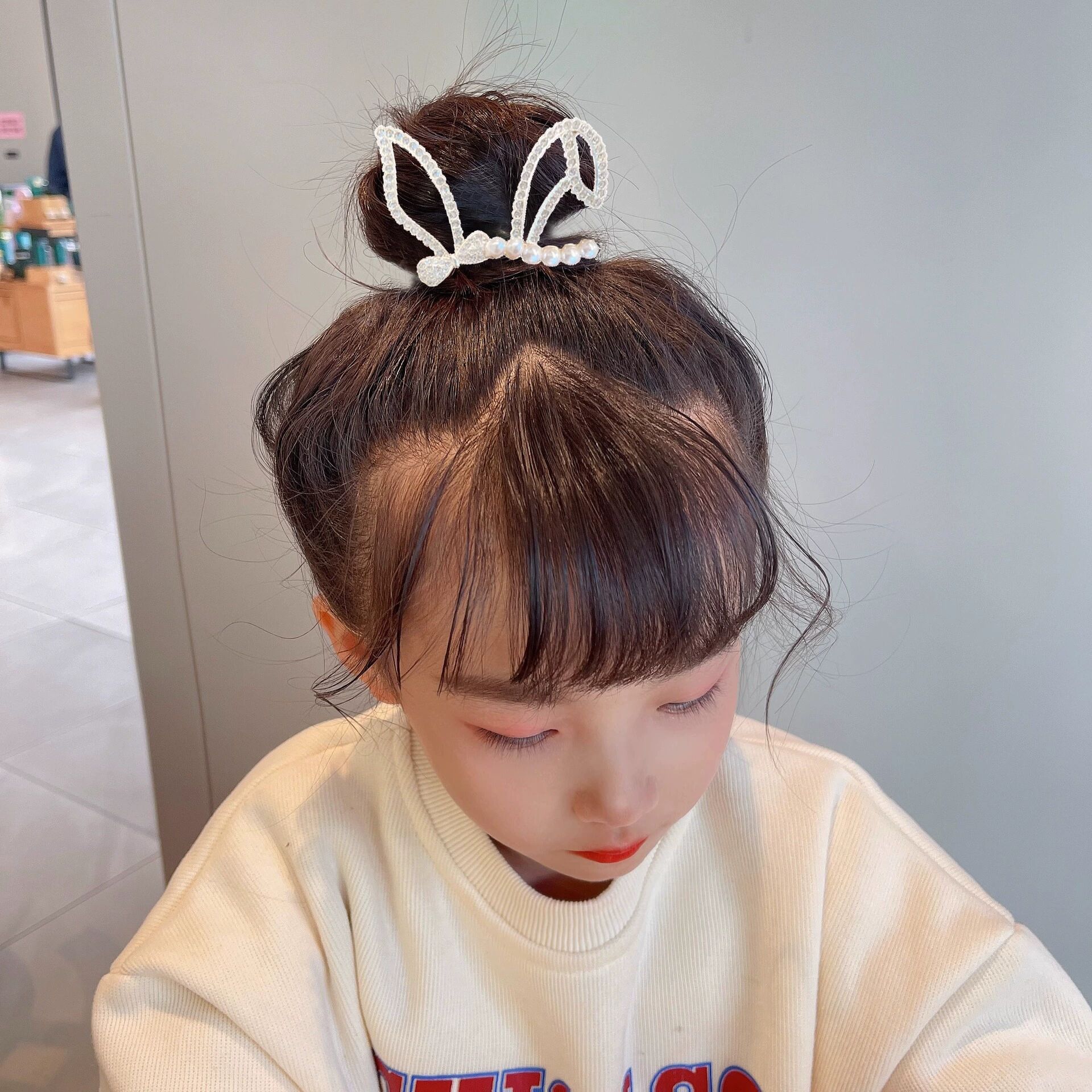 Children's High Ponytail Fixed Gadget Hair Accessories Girls Bun Grip Not Hurt Hair Horse Tail Buckle Girl's Hairpin Headdress