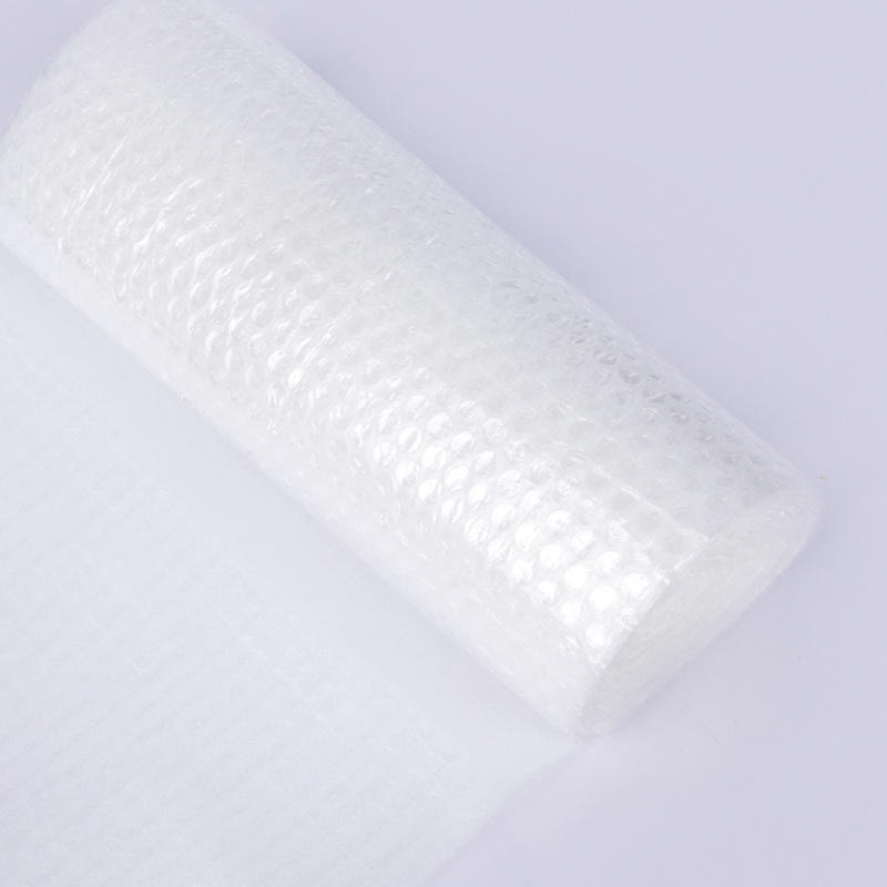 白色防震圆形双层气泡膜中泡双层保温气泡pe防摔白色泡沫板气垫泡