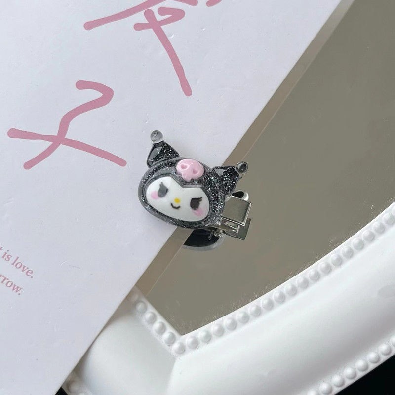 Summer Thin and Glittering Mini Small Hairclip Ins Sweet Cute Girl Heart Duckbill Clip Student All-Match Cartoon Headdress