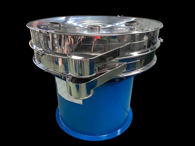 定制三次元旋振筛塑料颗粒不锈钢圆筛机茶叶振动筛选机石粉震动筛