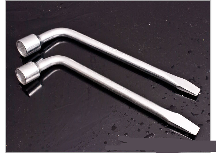 汽车轮胎套筒扳手 l型 轮胎扳手 省力拆卸车载17/19/21/22/24mm