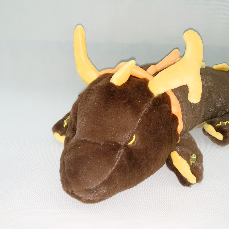 游戏原神周边尘世闲游系列仙祖法蜕毛绒公仔钟离神龙抱枕现货批发