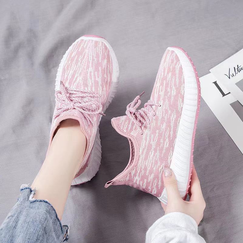 Women's Shoes 2023 New Popular Coconut Shoes Women's Flat Casual Shoes Women's Breathable Mesh Sneaker Women's Shoes Wholesale