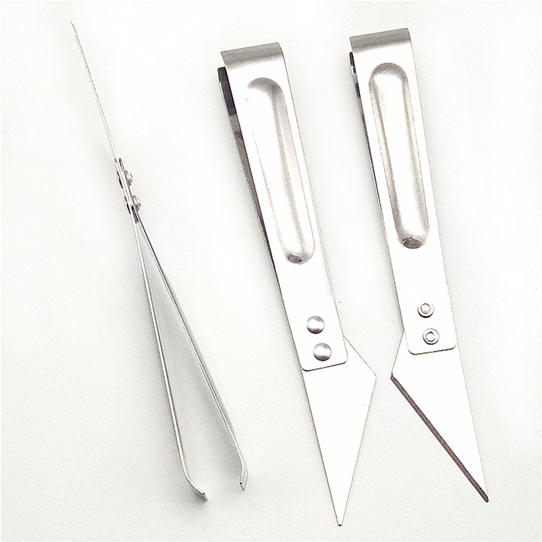 拔猪毛夹子鸡鸭拔毛器 厨房刺身三文鱼骨夹 拔鸡毛鹅毛两用镊子刀