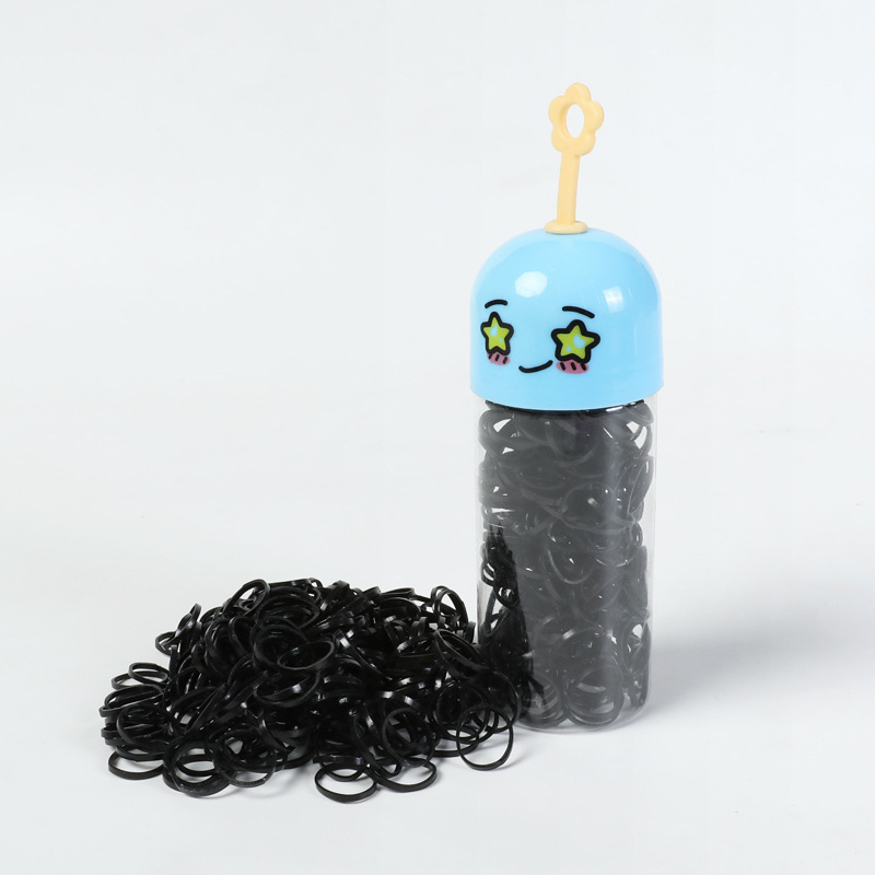 Candy Cartoon Bottle Rubber Band Hair Rope Does Not Hurt Hair Disposable Hair Band Strong Pull Constant Hair Rope Hair Band