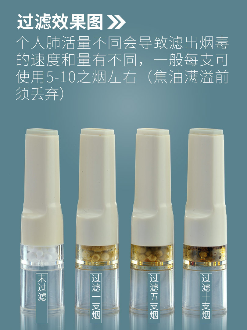 过滤烟嘴一次性抛弃型棉香焑吸烟净烟器三重香烟过滤嘴男