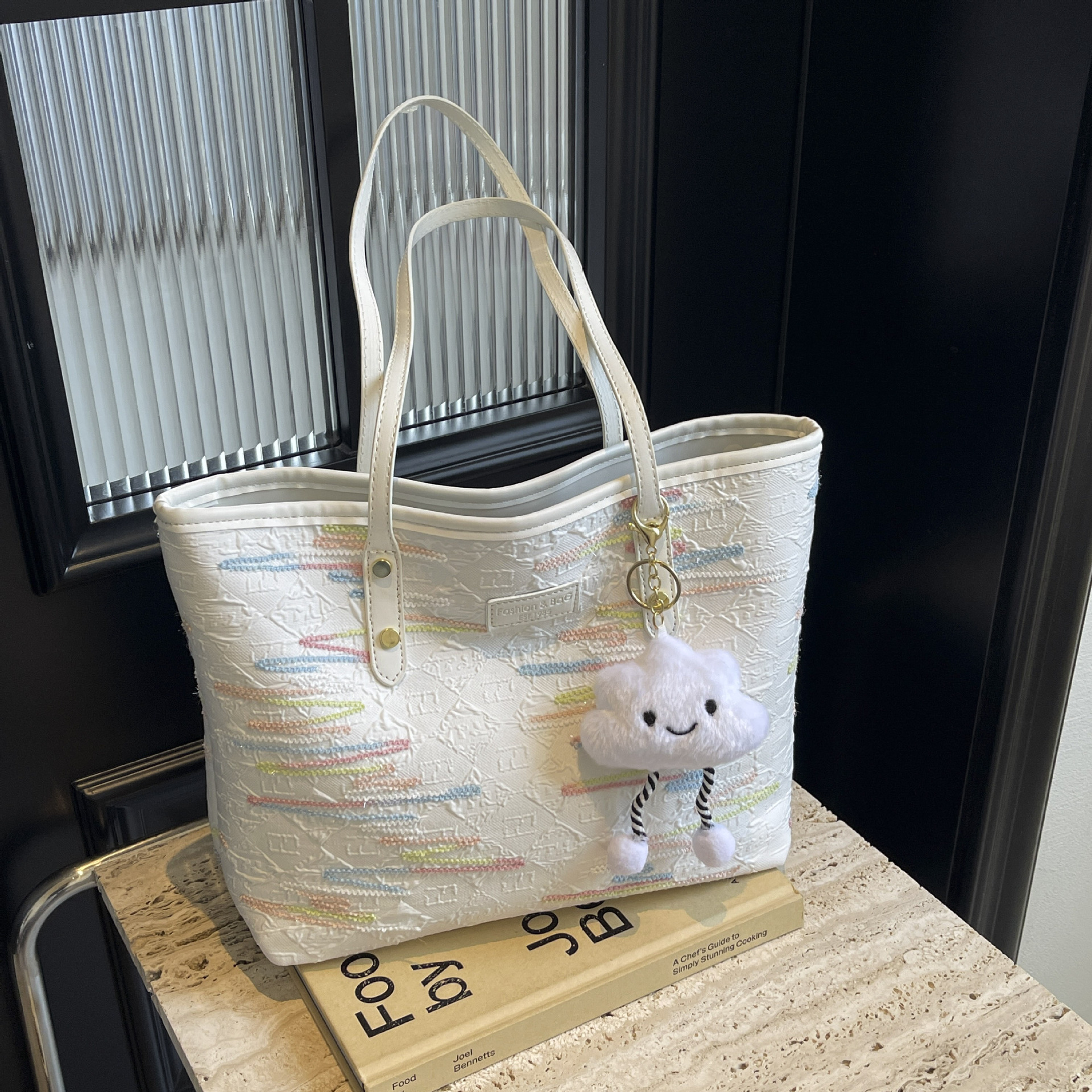 帆布包包女2024新款今年流行大容量托特包夏季百搭布包单间通勤包