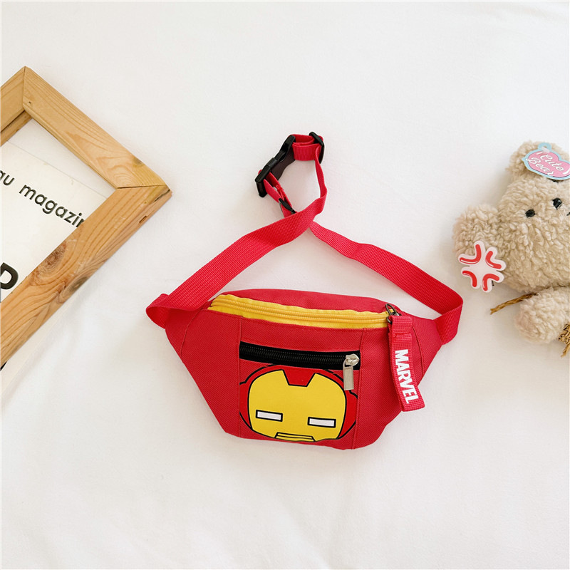 2023 New Children's Chest Pack Mini Printed Shoulder Bag Cartoon Anime Waist Bag out Casual Trend Crossbody Bag