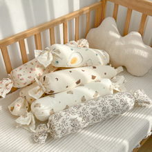 糖果枕可拆洗棉长抱枕儿童睡觉放呛奶夹腿侧睡大号长条圆柱形枕头