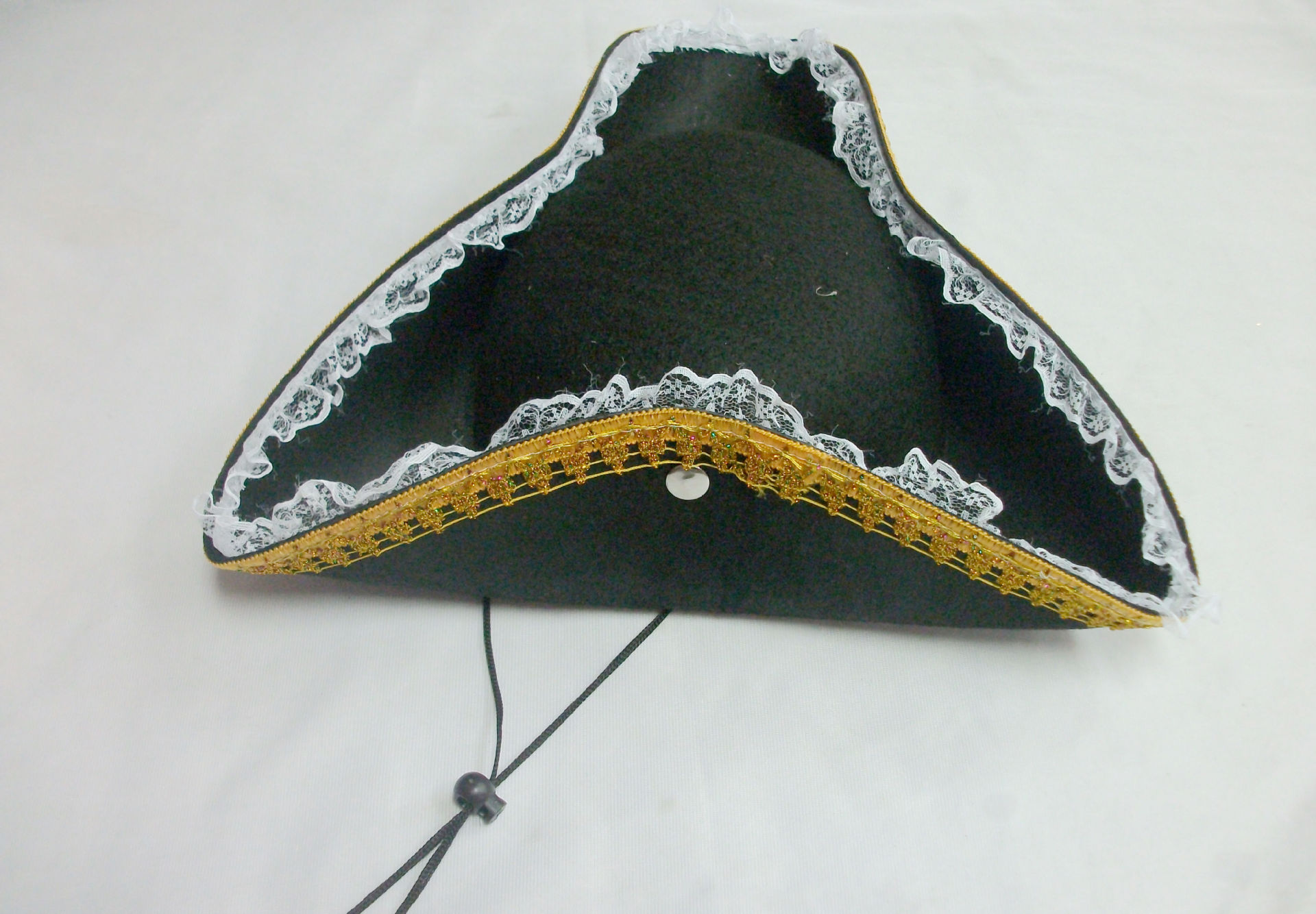 小额批发派对狂欢舞会b230 花边三角海盗帽 化妆舞会帽子