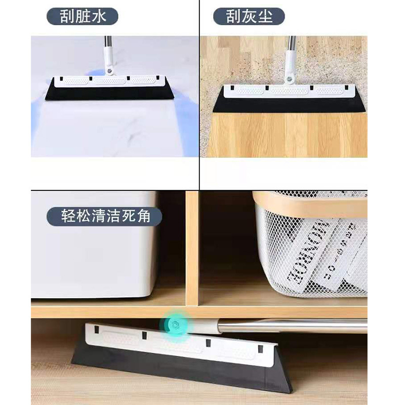Factory in Stock Self-Contained Comb Teeth Household Soft Fur Broom Broom Dustpan Cleaning Set Combination Wholesale