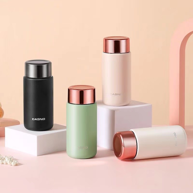 Cassino Mini Thermal Mug Female 316 Stainless Steel Portable and Simple Small Pocket Small Capacity Cup 230ml