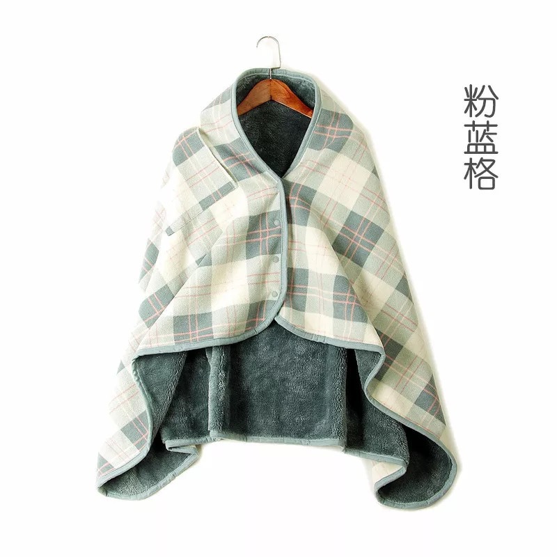 Factory Direct Supply Shawl Blanket Moisture Wicking Flannel Blanket Lazy Blanket Polar Fleece Office Shawl Knee Blanket