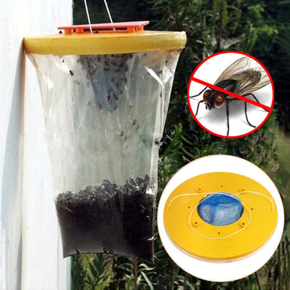 抓捉苍蝇笼 苍蝇袋 捕蝇器 捕蝇笼 捕蝇袋 红颜色苍蝇笼