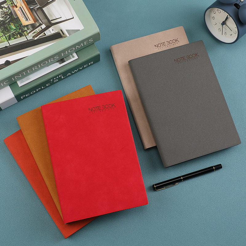 Business Sheepskin Notebook A5 Creative Soft Leather Conference Office Notepad B5 Simple Thickened Wholesale Diary