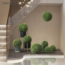 仿真植物空间造景盆景绿植辣椒叶草球室内吊挂装饰摆件