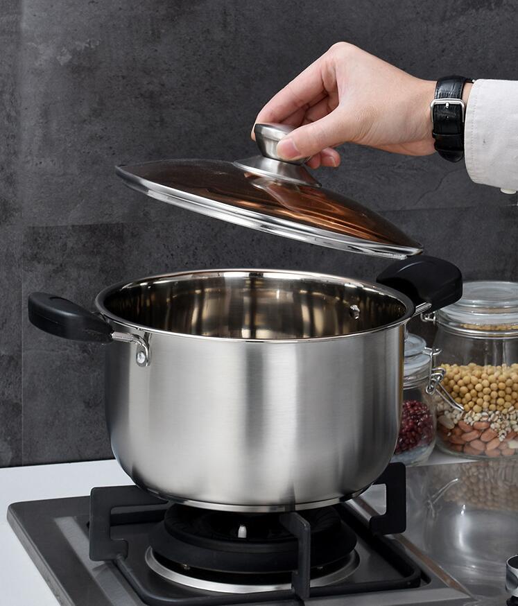 【思丽达】复合钢加厚汤锅蒸锅不锈钢多用火锅厨房商业银行礼品