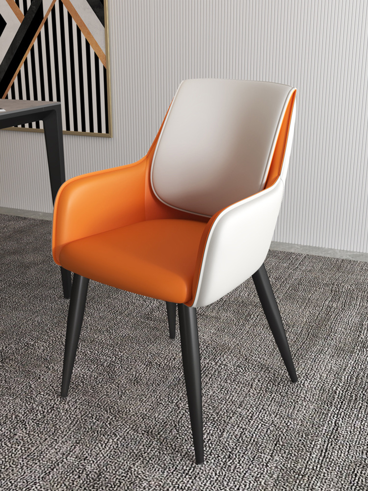 北欧餐椅家用凳子现代简约轻奢椅子靠背网红化妆椅酒店洽谈餐桌椅