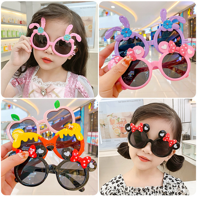 children‘s sunglasses fashion cartoon dress up glasses cute boys and girls uv protection baby sunglasses toys wholesale