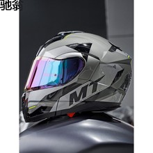 C57西班牙揭面盔头盔摩托车起源双镜片机车安全盔男女四季摩旅