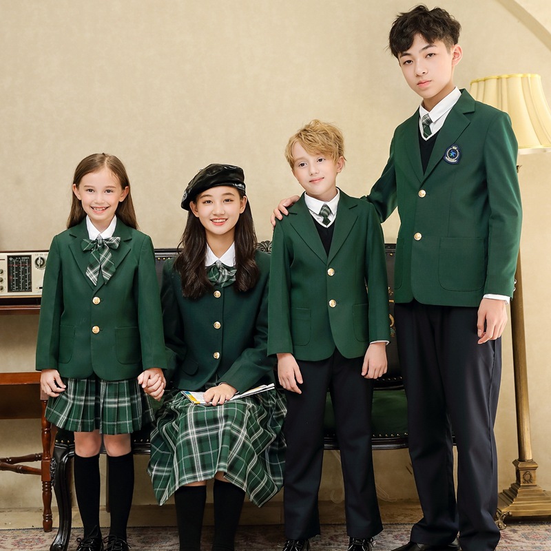 小学生校服套装春秋装英伦贵族学院风西装儿童班服西服幼儿园园服