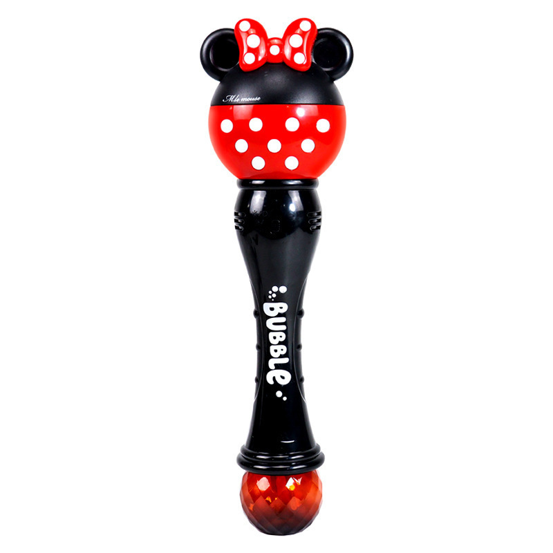 New Cartoon Disney Bubble Machine Handheld Mickey Minnie Bubble Wand Mini Bubble Machine Bubble Machine Children's Bubble Toy