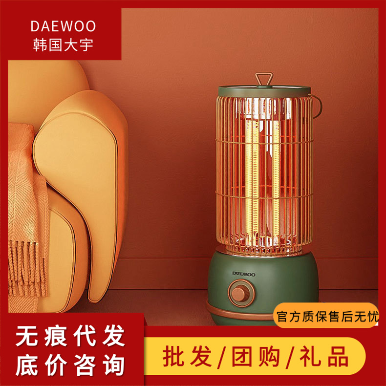 韩国大宇鸟笼取暖器bh03家用小太阳烤火炉卧室电暖气炉小型电暖器
