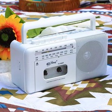 跨境新款复古怀旧录音磁带播放机 便携多波段蓝牙收音机PX-680BT