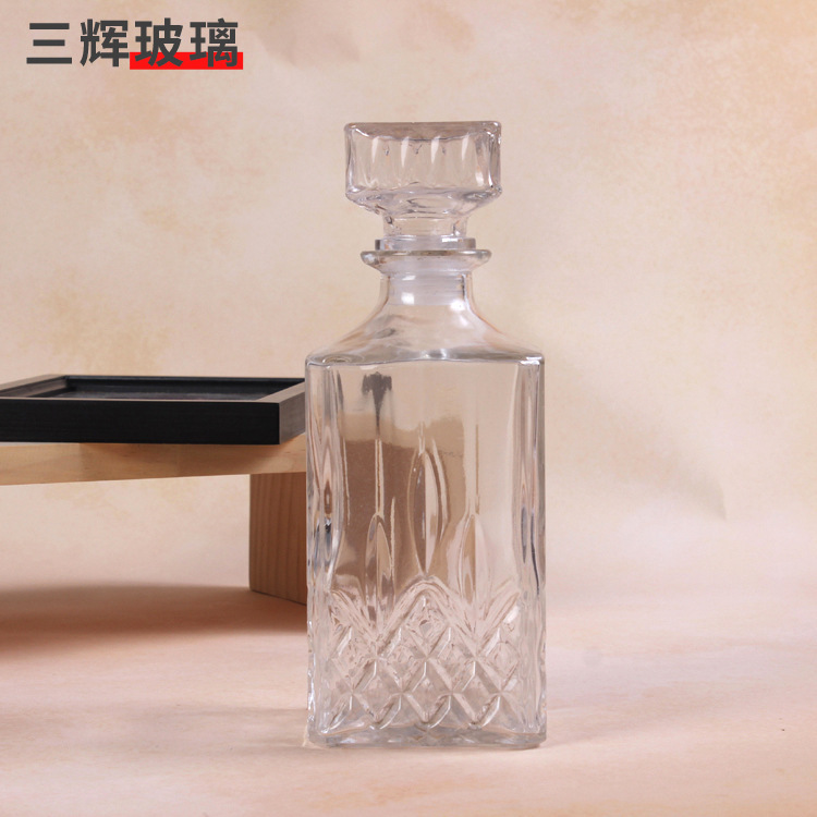 全密封酒樽水晶玻璃洋酒瓶红酒白酒瓶存储瓶分装瓶药酒瓶子泡酒瓶