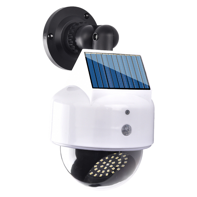 Cross-Border Solar Lamp Outdoor Yard Lamp Intelligent Human Body Induction Light Simulation Surveillance Camera Street Lamp