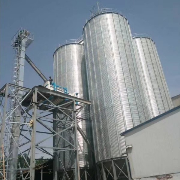 新式钢板粮仓 200吨粮仓造价 圆形储粮仓-阿里巴巴