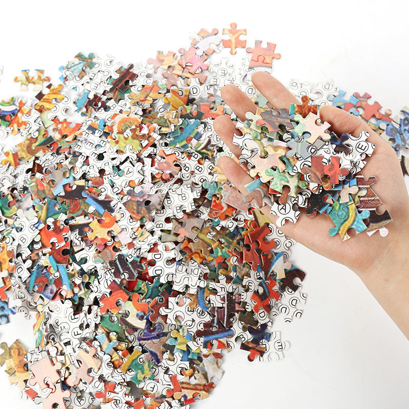 拼图成年人1000片难纸质玩具减压款千块平面儿童一件批发