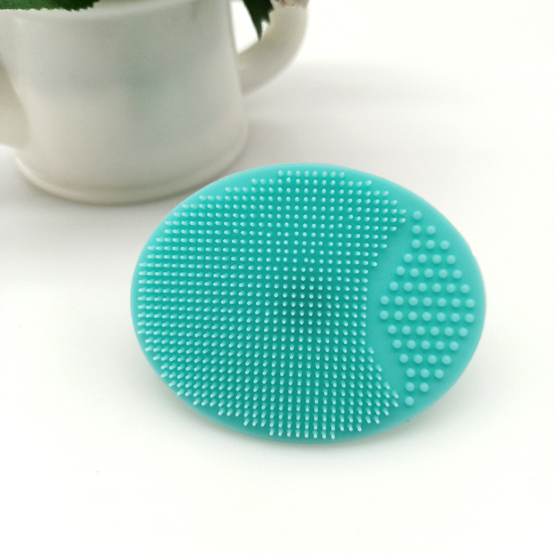 Manual Facial Brush Baby Silicone Face Brush Silicone Small Wash Brush Baby Shampoo Bath Massage Brush