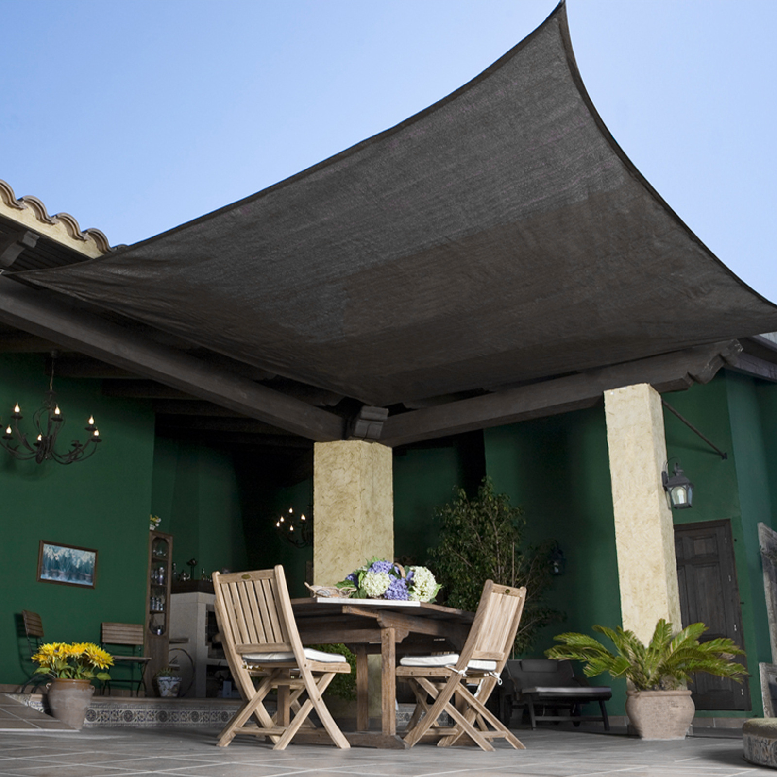 防晒网加厚花卉阳台庭院户外遮光网加密遮阳网遮阴网隔热网遮阳布