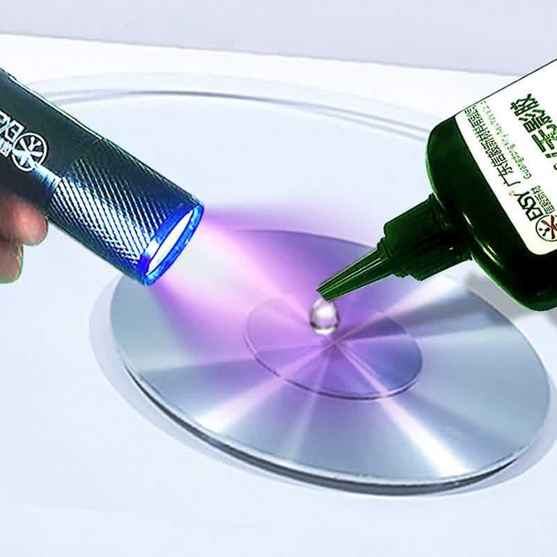 uv胶水快速表干硬胶紫外线光固化胶粘接玻璃亚克力专用透明无影胶