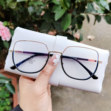 TR90金属半框显脸瘦防蓝光手机眼镜  网红时尚个性近视眼镜框架
