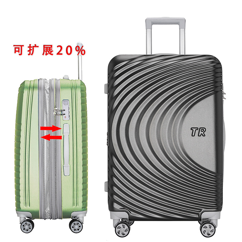 Extended Layer Universal Wheel Luggage 20-Inch Pc Travel Box Large Capacity 28 Consignment Password Trolley Case Wholesale