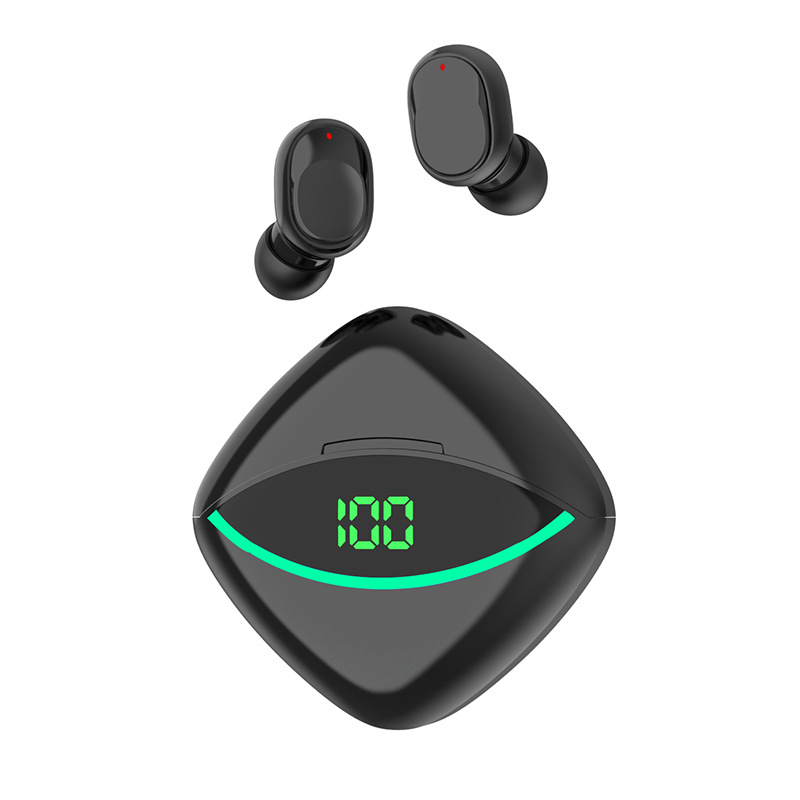 New Foreign Trade Cross-Border Y-ONE Drainage E Wireless Binaural Mini Sports Digital Display Bluetooth Headset