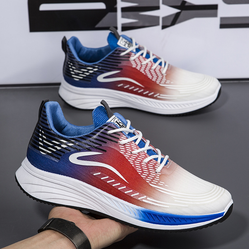 Cross-Border New Arrival Spring Summer Men‘s Shoes Trendy Daddy Shoes Men‘s Breathable Running Shoes Men‘s Casual Sneakers Wholesale