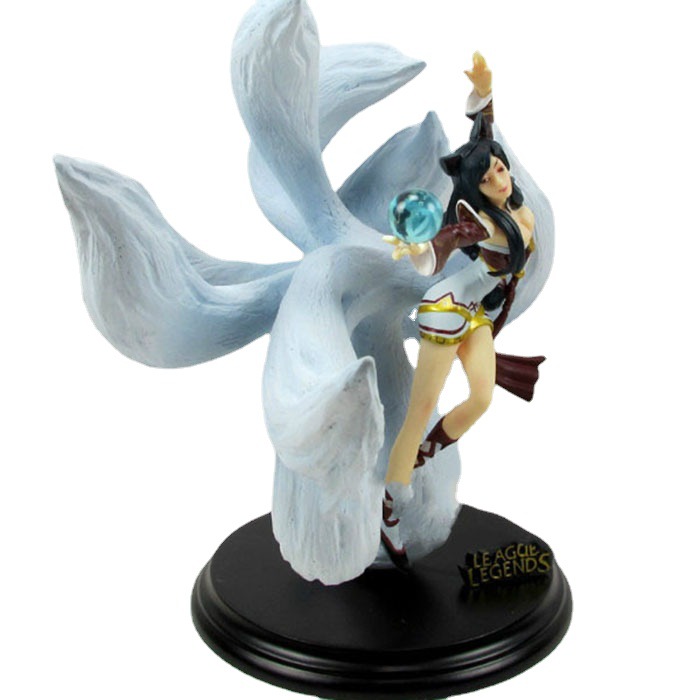 lol 九尾妖狐 阿狸狐狸手办雕塑 游戏周边