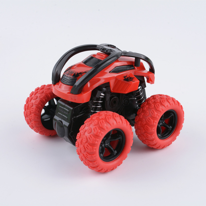 Inertia Four-Wheel Drive off-Road Vehicle Boys and Girls Toys Stunt Rolling Car Drop-Resistant Children's Car Model Stall Wholesale