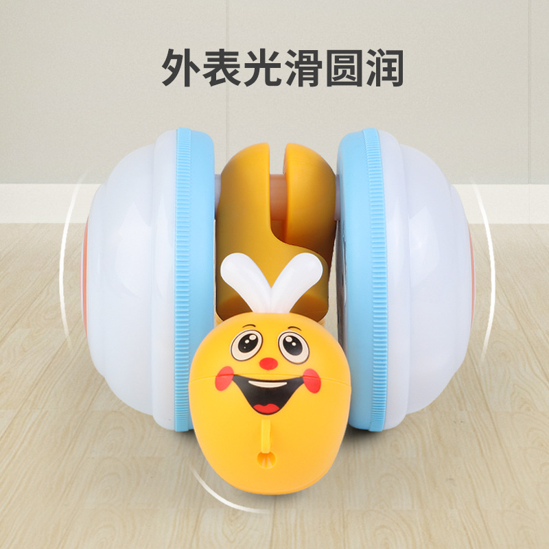 Tiktok Same Style Children's Rope Pulling Snail Toy Creative Fiber Rope Light Music Cable Pulling Baby Toddler