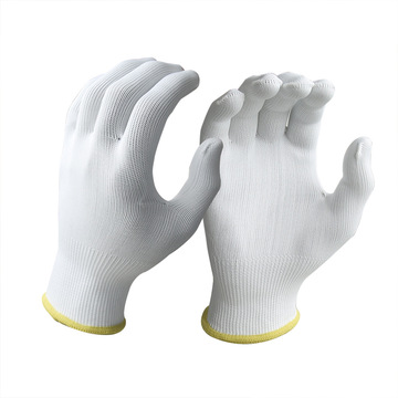 13针涤纶丝针织劳保手套工作手套