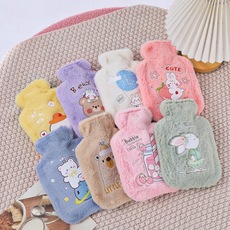 Soft Rabbit Fur Hot Water Bag Water Injection Hand Warmer