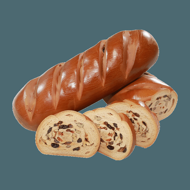 俄罗斯全麦 大列巴 麦尔斯果仁切片独立包装营养运动健康美食面包