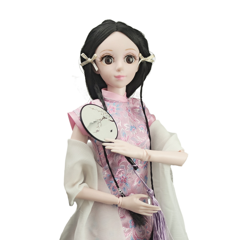 60厘米古风比比娃娃仿真古代人偶3分bjd娃娃汉服古装中国风公主