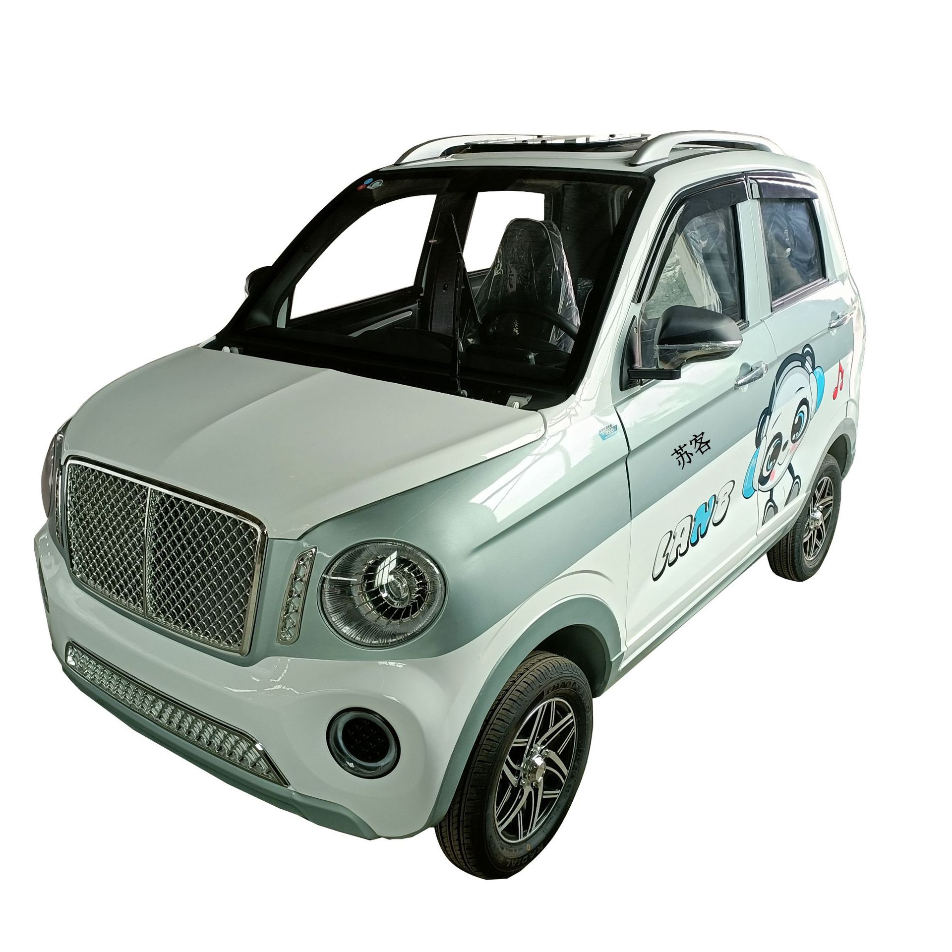 新能源电动四轮老人代步车成人油电两用新能源轿车家用商用空调