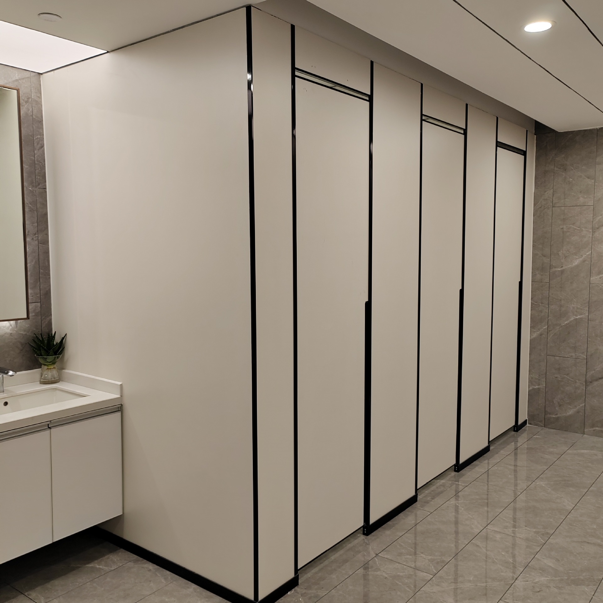 公共卫生间隔断板厕所隔断二代抗倍特防潮防水pvc蜂窝洗手间门板