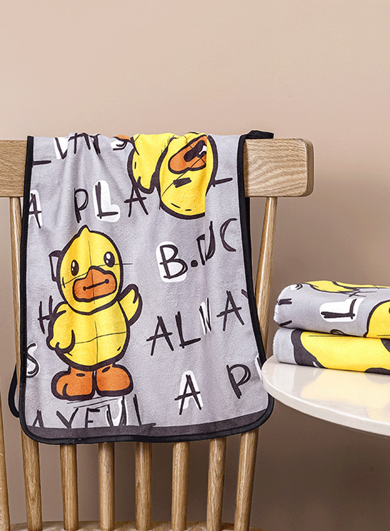 duck小黄鸭洗脸毛巾纯棉家用吸水男全儿童棉女柔软加厚酒店洗澡