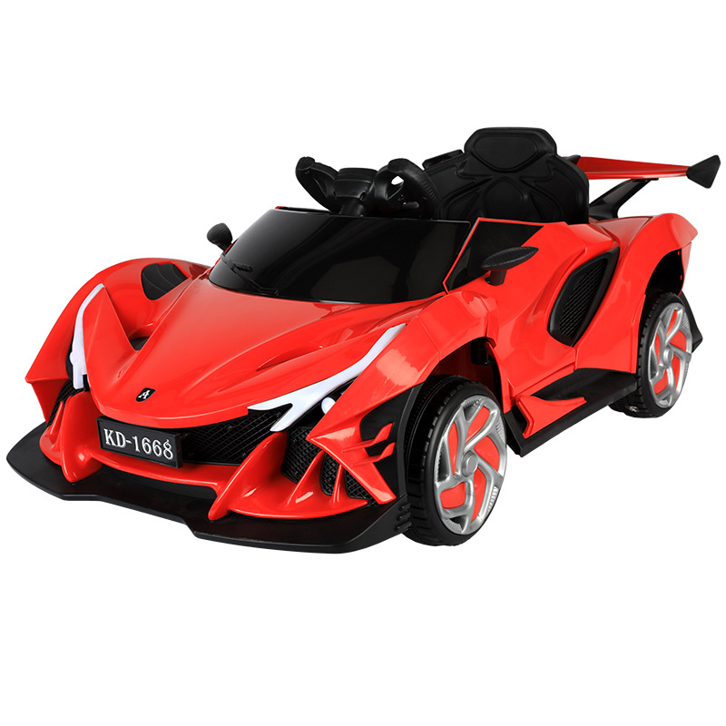 Children's Four-Wheel Electric Car with Remote Control Four-Wheel Drive Toy Car Can Sit Male and Female Baby 1-5 Years Old Drift Car